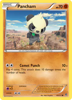 Pancham Common card from Furious Fists