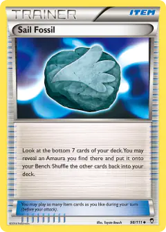 Sail Fossil Uncommon card from Furious Fists