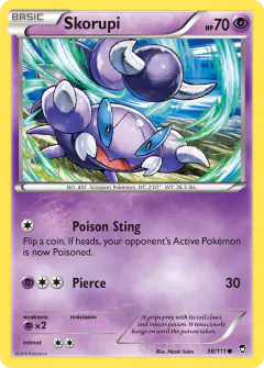 Skorupi Common card from Furious Fists