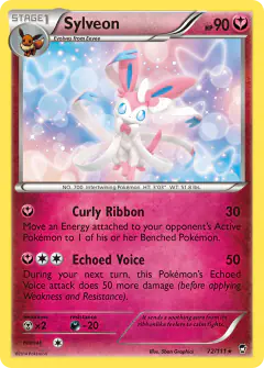 Sylveon Rare card from Furious Fists