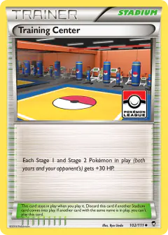 Training Center Uncommon card from Furious Fists