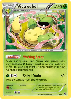 Victreebel Rare Holo card from Furious Fists
