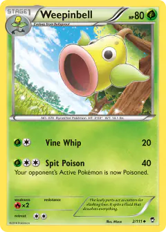 Weepinbell Uncommon card from Furious Fists