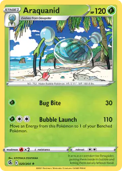 Araquanid Rare card from Fusion Strike