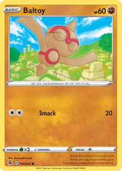 Baltoy Common card from Fusion Strike