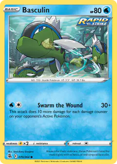 Basculin Common card from Fusion Strike