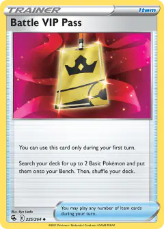 Battle VIP Pass Uncommon card from Fusion Strike