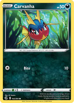 Carvanha Common card from Fusion Strike