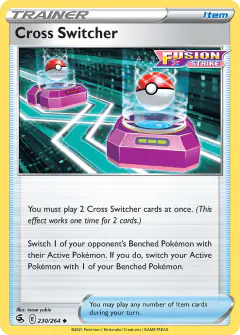 Cross Switcher Uncommon card from Fusion Strike