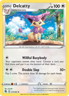Delcatty Uncommon card from Fusion Strike