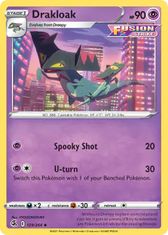 Drakloak Uncommon card from Fusion Strike