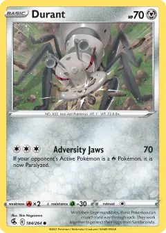 Durant Common card from Fusion Strike