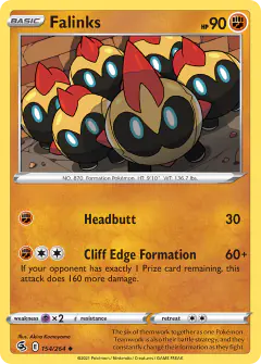 Falinks Uncommon card from Fusion Strike