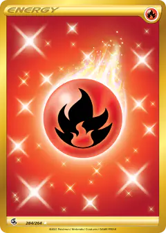 Fire Energy Rare Secret card from Fusion Strike
