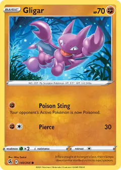 Gligar Common card from Fusion Strike