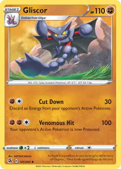 Gliscor Uncommon card from Fusion Strike