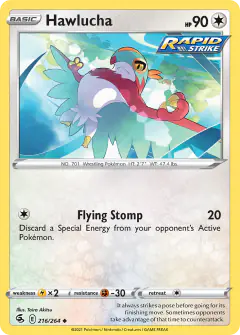 Hawlucha Uncommon card from Fusion Strike