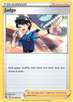 Judge Uncommon card from Fusion Strike