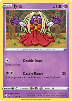 Jynx Common card from Fusion Strike