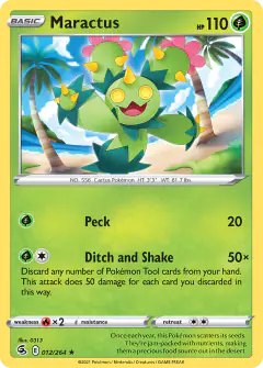 Maractus Rare card from Fusion Strike
