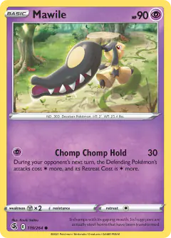 Mawile Common card from Fusion Strike