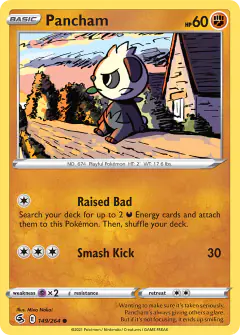 Pancham Common card from Fusion Strike