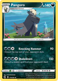 Pangoro Uncommon card from Fusion Strike