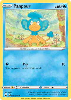 Panpour Common card from Fusion Strike