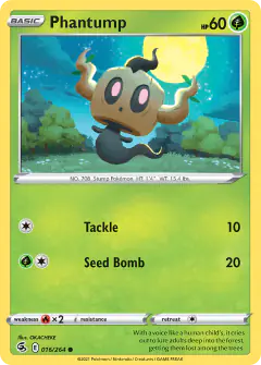 Phantump Common card from Fusion Strike
