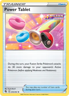 Power Tablet Uncommon card from Fusion Strike