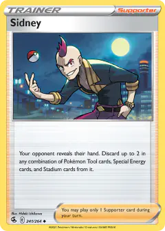 Sidney Uncommon card from Fusion Strike