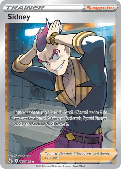 Sidney Rare Ultra card from Fusion Strike
