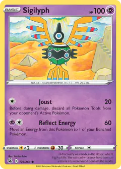 Sigilyph Common card from Fusion Strike