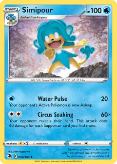 Simipour Uncommon card from Fusion Strike