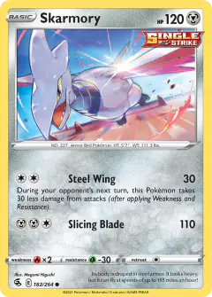 Skarmory Common card from Fusion Strike