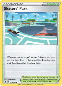 Skaters' Park Uncommon card from Fusion Strike