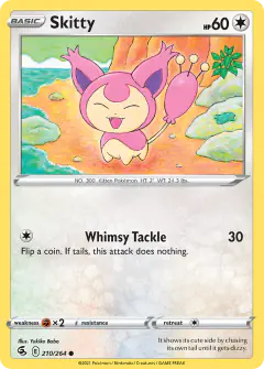 Skitty Common card from Fusion Strike
