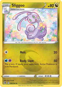 Sliggoo Uncommon card from Fusion Strike