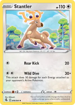 Stantler Uncommon card from Fusion Strike