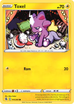 Toxel Common card from Fusion Strike