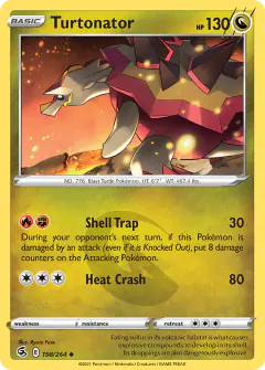 Turtonator Uncommon card from Fusion Strike