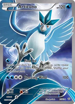 Articuno Rare Holo card from Generations