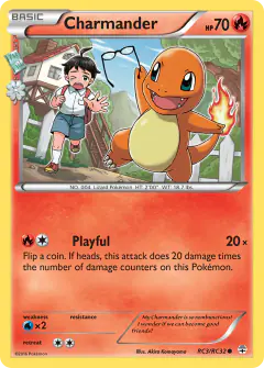Charmander Common card from Generations