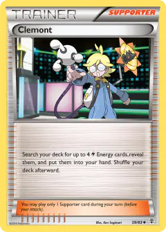 Clemont Uncommon card from Generations
