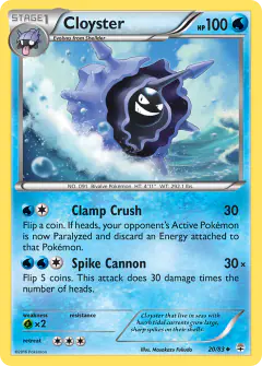 Cloyster Uncommon card from Generations