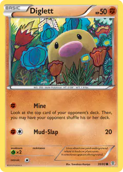Diglett Common card from Generations