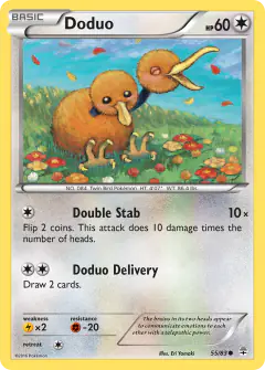 Doduo Common card from Generations