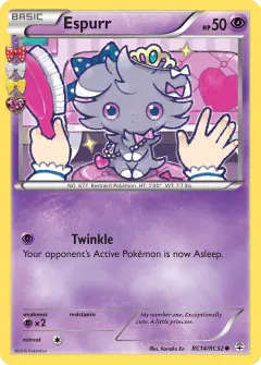 Espurr Common card from Generations