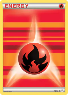 Fire Energy Common card from Generations