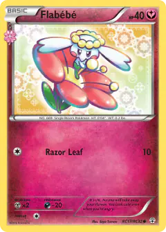 Flabébé Common card from Generations